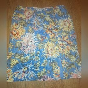 Talbots Petites size 12 Linen skirt